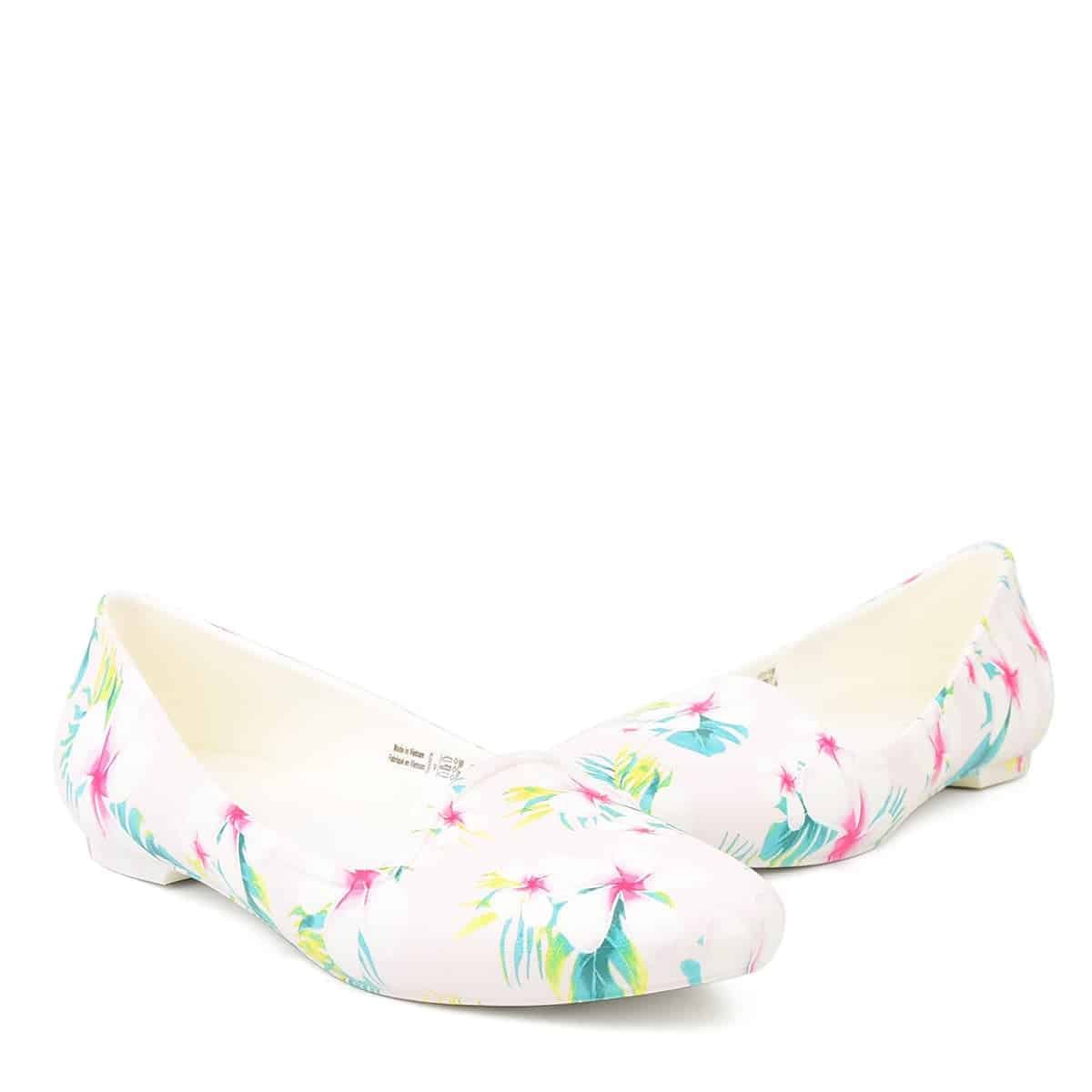 Crocs Eve Seasonal Graphic Ballets Flat Women Oyster Crocs Eve Seasonal Graphic Ballets Flat Women Oyster