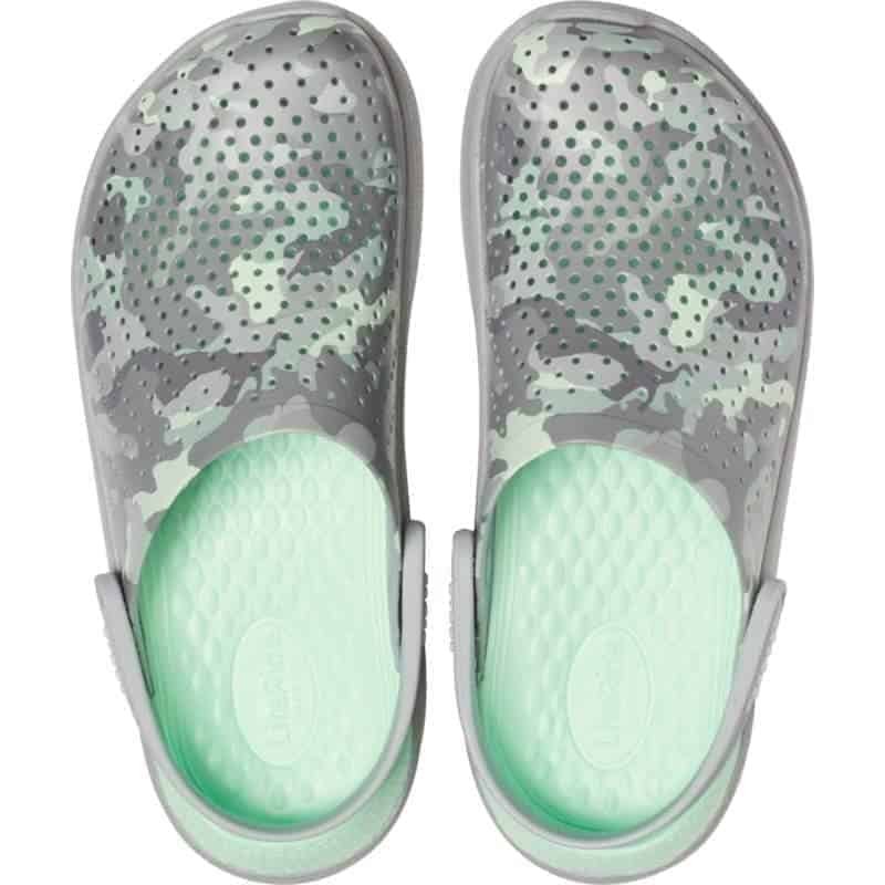 Crocs LiteRide Printed Camo Klump s Moterims - alia Pilka - 206491-3TO 749_3-min