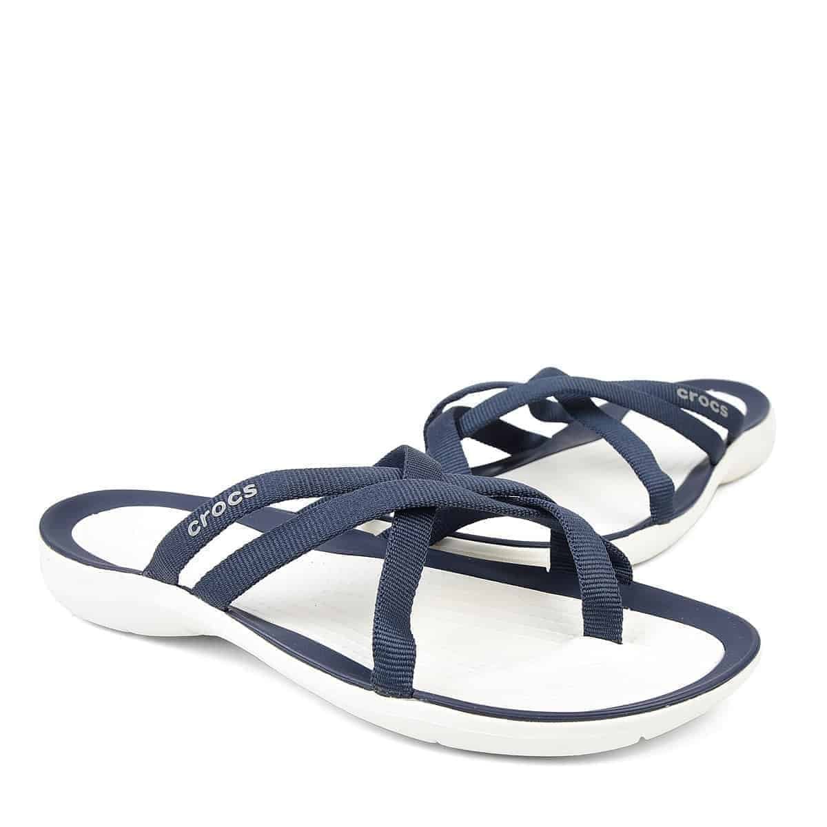 Crocs Swifwater Webbing Flip Women Navy Crocs Swifwater Webbing Flip Women Navy
