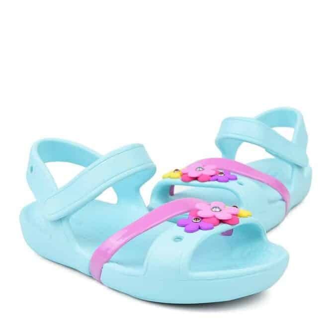 Crocs Lina Charm Sandal Kids Ice Blue
