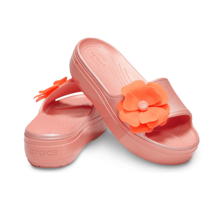 Crocs Crocband Platform Vivid Blooms Slide Women
