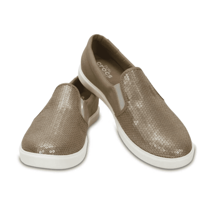 Crocs Citilane Sequin Slip On Women Gold