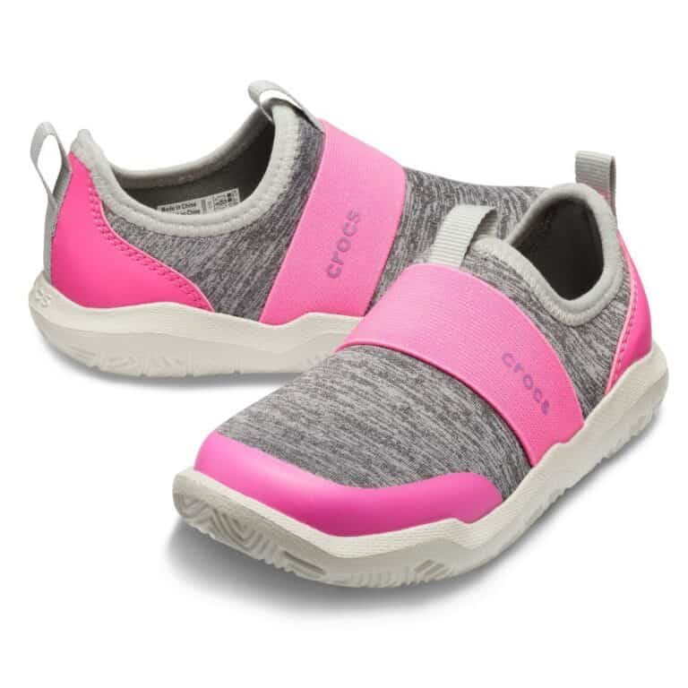 Crocs Swiftwater Easy-On Heathered Kids Light Grey