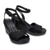 Crocs Leigh II Ankle-Strap Wedge Women Black Crocs Leigh II Ankle-Strap Wedge Women Black