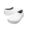 Crocs On The Clock Work Slip On Unisex White Crocs On The Clock Work Slip On Unisex White