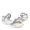 Crocs Swiftwater Webbing Sandal Women Gray Crocs Swiftwater Webbing Sandal Women Gray