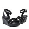 Crocs Leigh Sandal Wedges Women Black Crocs Leigh Sandal Wedges Women Black