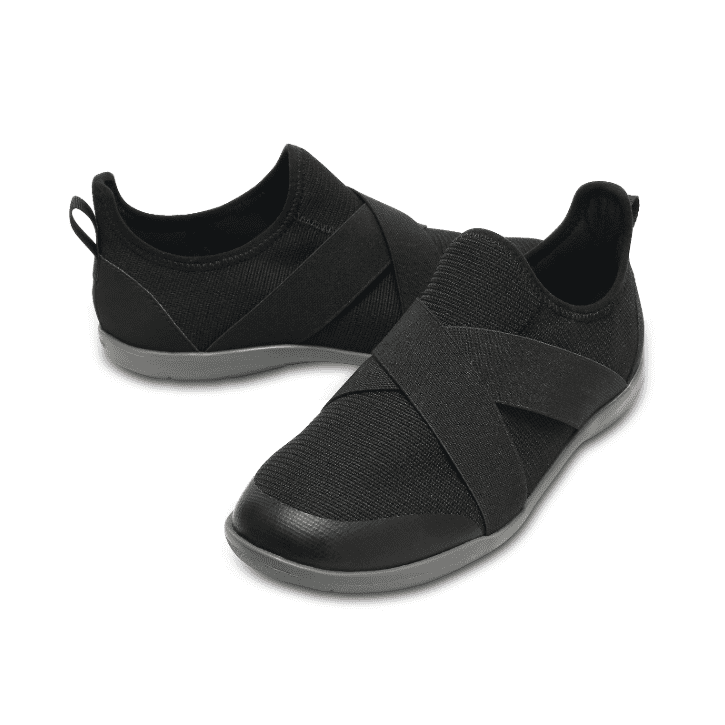 Crocs Swiftwater Cross Straps Women Static Black