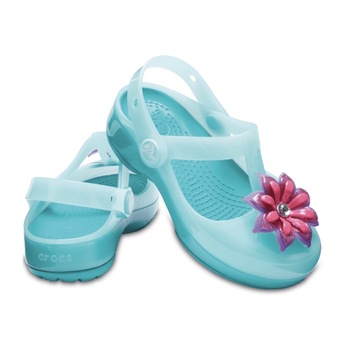 Crocs Isabella Embellished Clog Kids Green