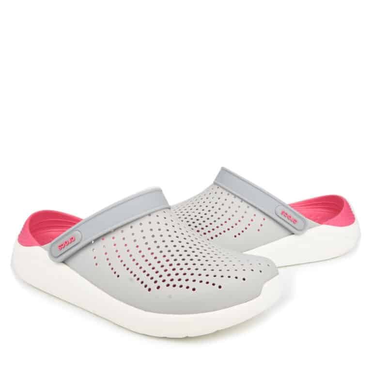 Crocs Literide Clog Unisex Gray Pink