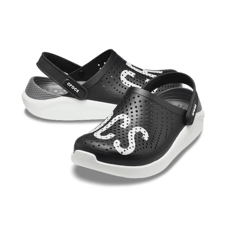 Crocs Literide Logo Mania Clog Unisex Black