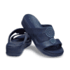 Crocs Monterey Slip On Wedges Women Navy
