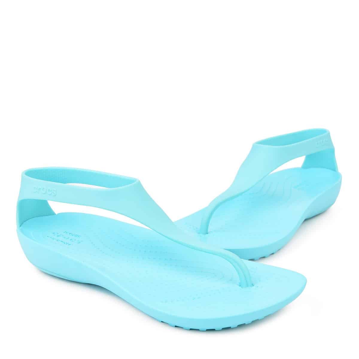 Crocs Serena Flip Clog Women Baby Blue