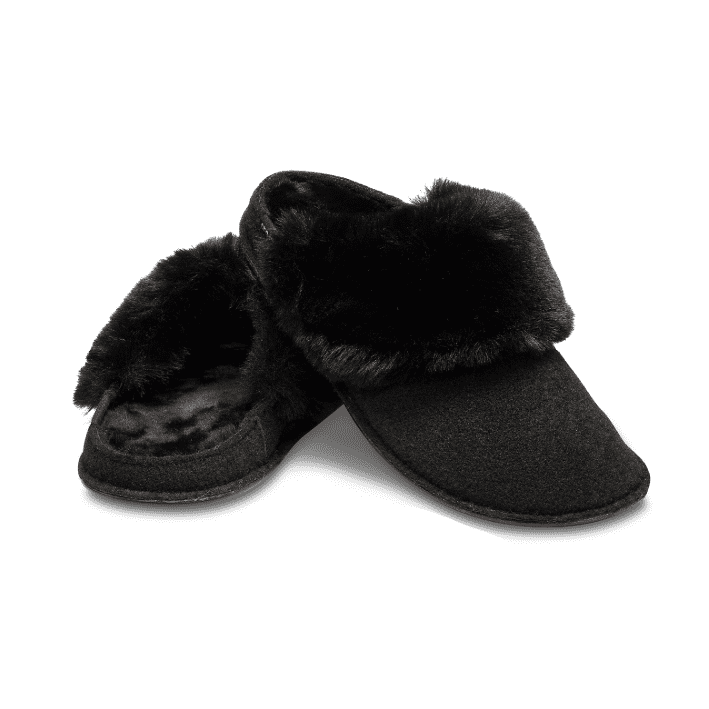 Crocs Classic Luxe Lined Slipper Women Black