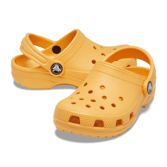 Crocs Classic Plain Clog Kids Orange Sorbet