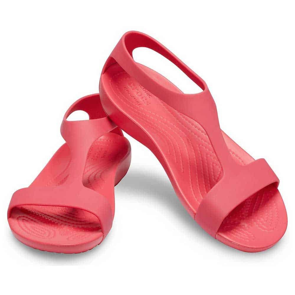 crocs-serena-sandals Crocs Serena Flip Clog Women Red