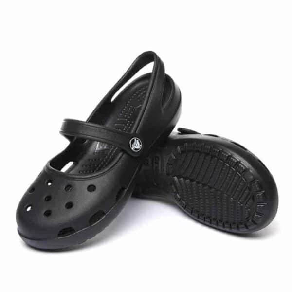 Crocs Shayna Graphic Mary Jane Ballerinas Women Black