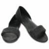 Crocs Lina Embellished Dorsay Flat Women Black
