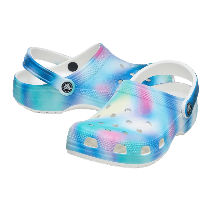 Crocs Classic Solarized White/Multi Unisex Clog