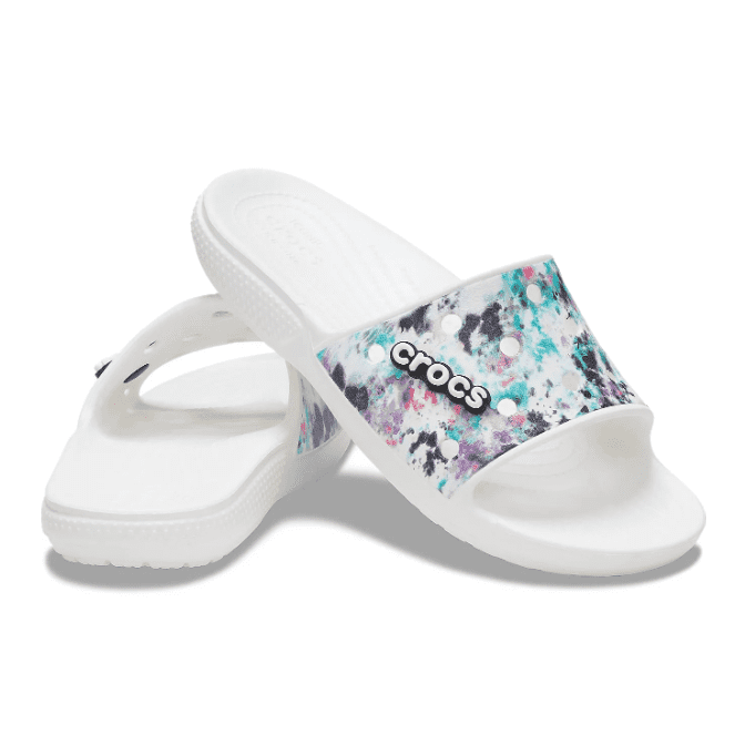 Crocs Classic Tie-Dye Graphic Unisex Slide
