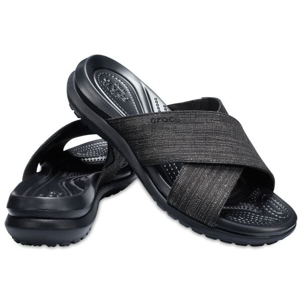 Crocs Capri Shimmer Cross Band Sandal