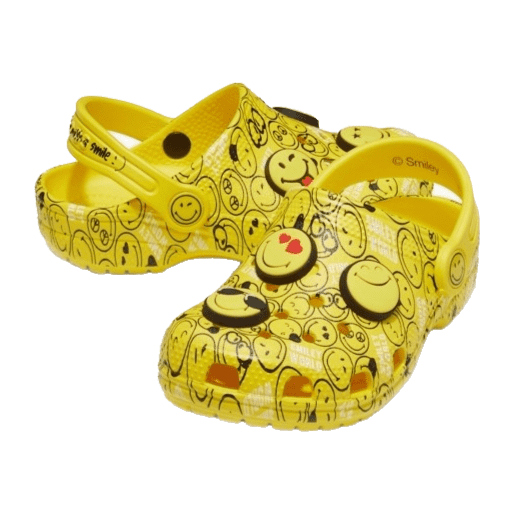 Crocs Classic Smiley Clog Kids