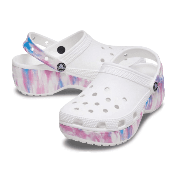 Crocs Classic Platform Dream White/Multi Women Clog