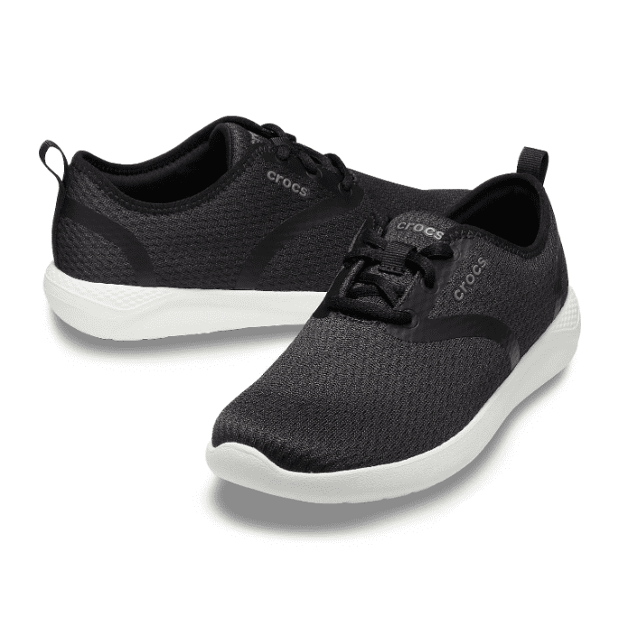Crocs Literide Mesh Lace Black/White Women