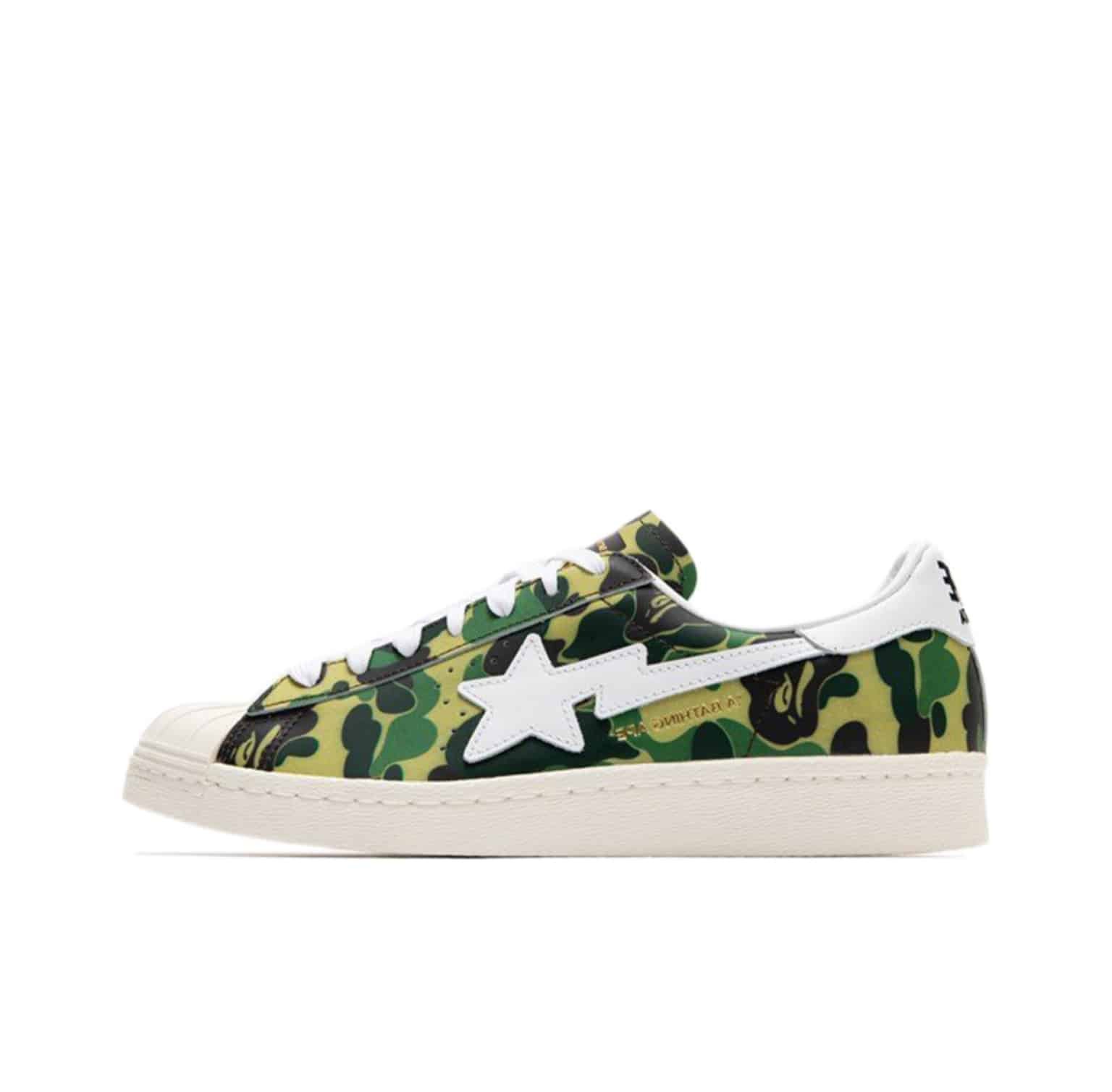 Bape x Adidas Originals Superstar “Green Camo”
