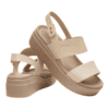 Crocs Brooklyn Low Metalic Champagne