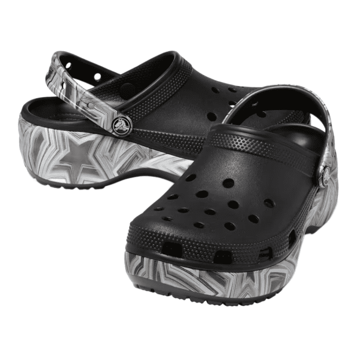 Crocs Classic Platform Disco Clog Black Multi