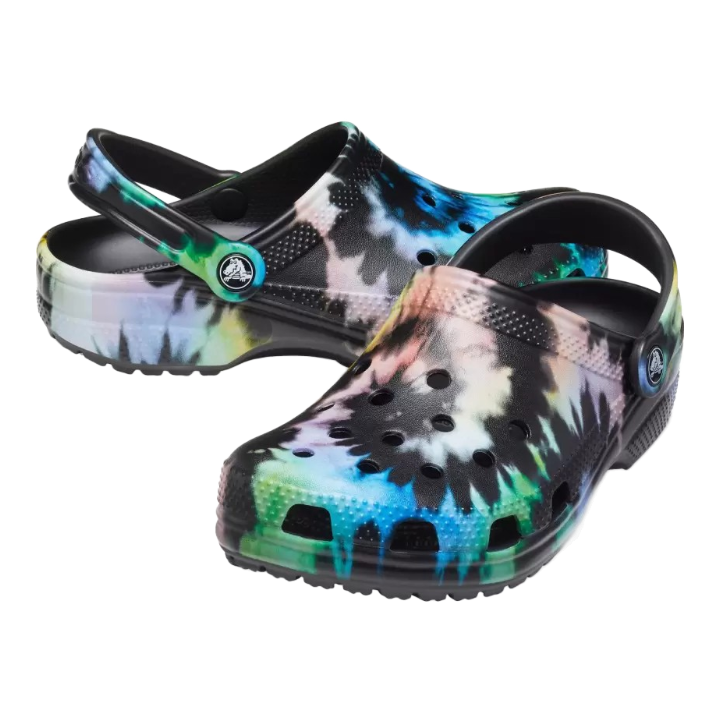 Crocs Classic Tie-Dye Graphic Clog